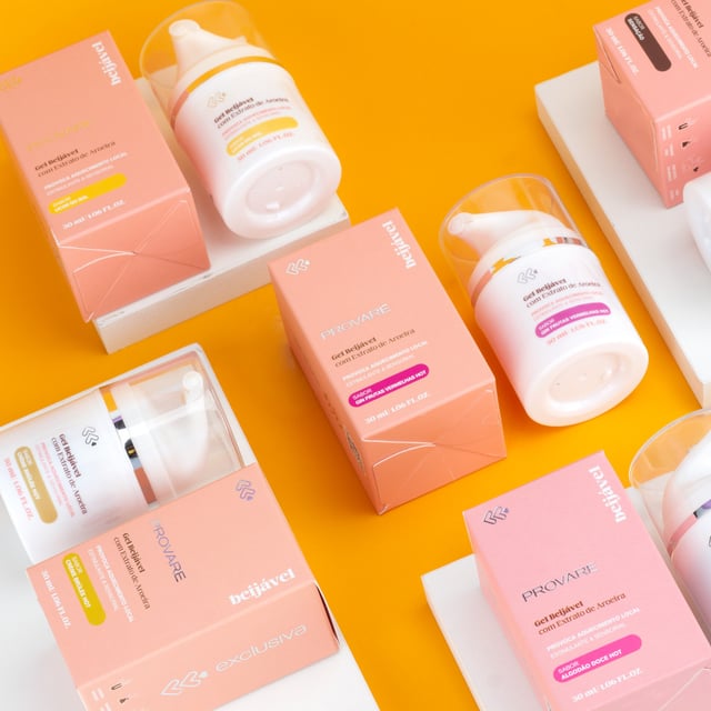 Gel Beijável com Efeito de Aquecimento e Extrato de Aroeira