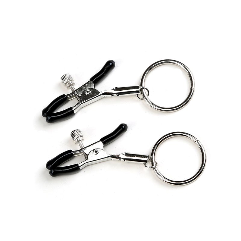 Grampos Para os Seios com Presilhas Ajustáveis e Argola - Sexy Import - 1