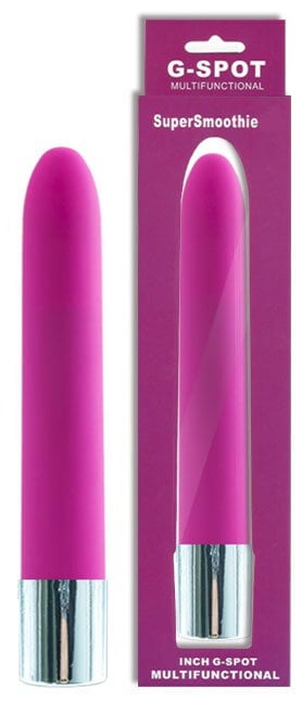 G-Spot - Vibrador Personal com Textura Aveludada e 10 Modos de Vibração - 18 x 2,8 cm | Cor: Pink - 1