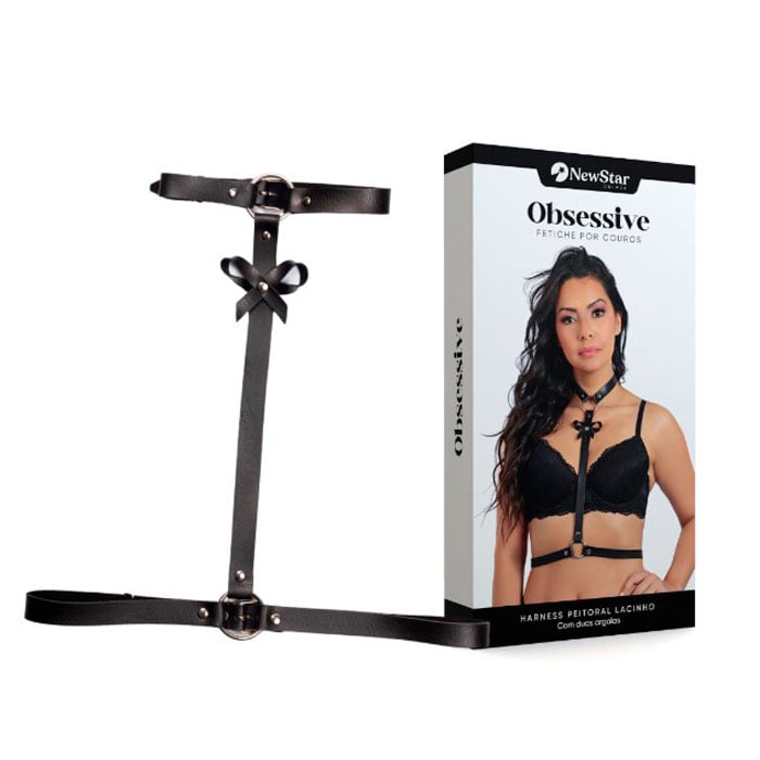 Harness Peitoral com Lacinho | New Star Couros - 1