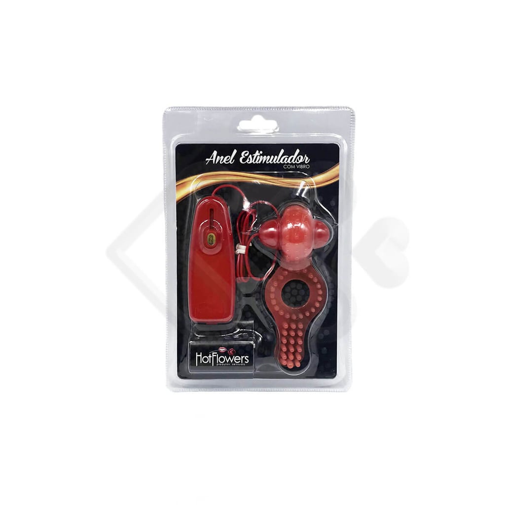 Anel Peniano com Vibração, Controle e Cerdas Estimuladoras | Hot Flowers - 2