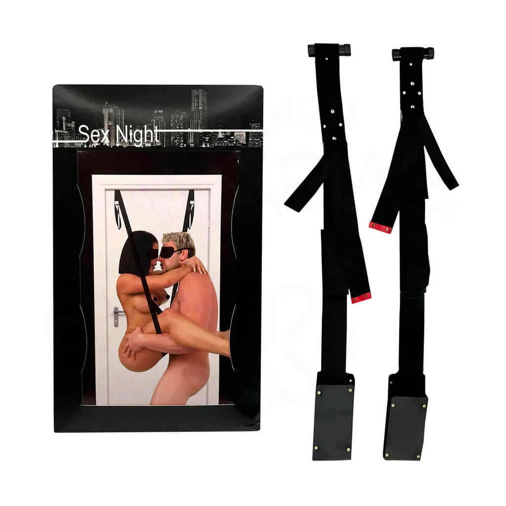 Balanço Suspenso em Nylon com Detalhes de Rebite e Assento em Couro Ecológico - InNamorata Sex Night | Tamanho Único - 1