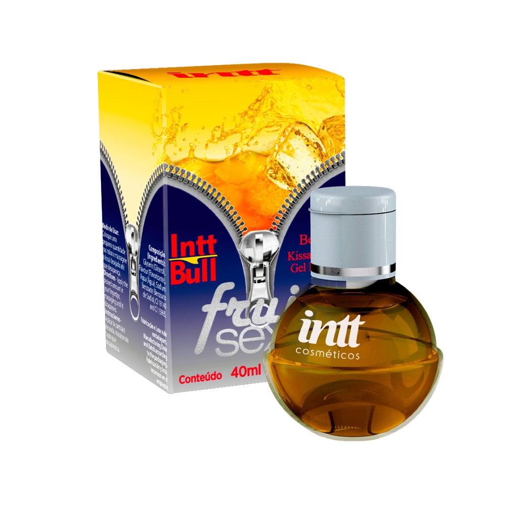 Gel Beijável com Efeito Quente e Sabor de Energético - Intt Bull Fruit Sexy | 40g - 1