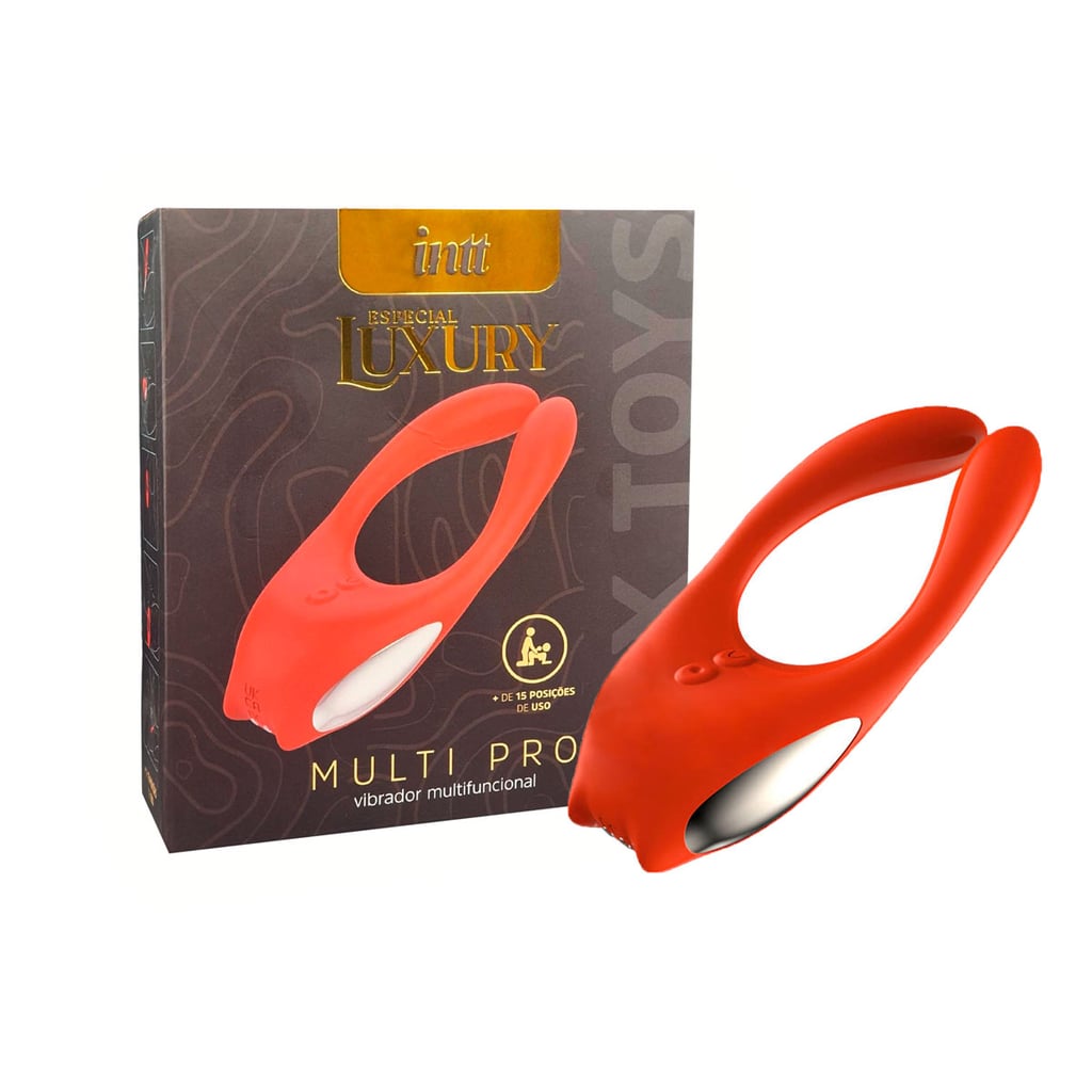 Vibrador Multifuncional Para Casal ou Estimulador com 12 Modos de Vibração e Mais de 15 de Uso - Intt Especial Luxury Multi Pro - 1
