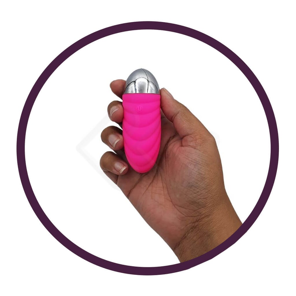 Vibrador Bullet Recarregável USB com 36 Modos de Vibração - Jiuuy Egg - 6,6 x 3,2 cm - 5
