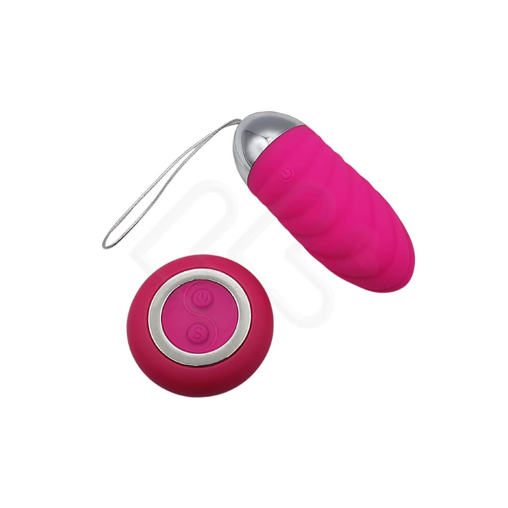 Cápsula Vibratória Recarregável com Texturas Massageadoras, Cerdas Estimuladoras, 36 Modos de Vibração e Controle Remoto sem Fio - JIUUY Yumiao - 4,8 x 3,1 cm - 4