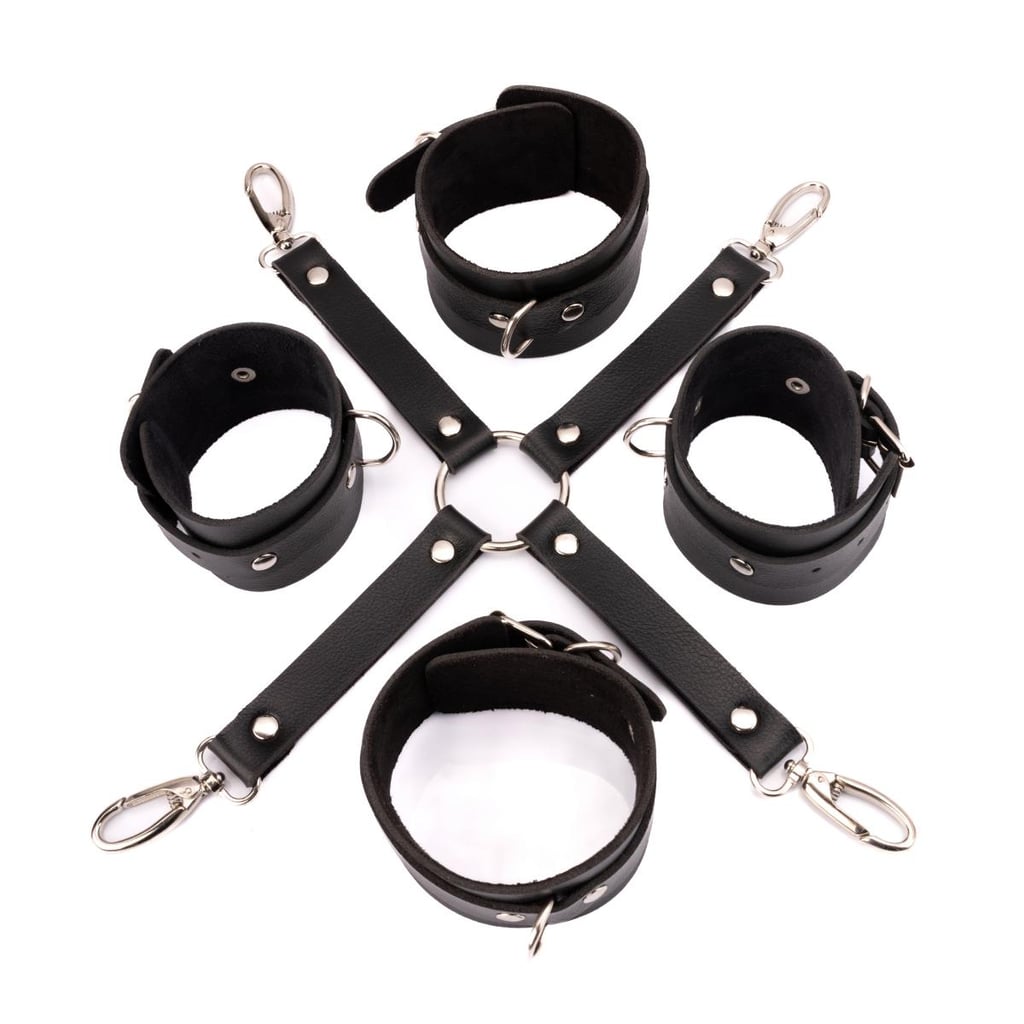 Kit Separador em X com Braceletes e Tornozeleira Ajustável | New Star Couros - 2