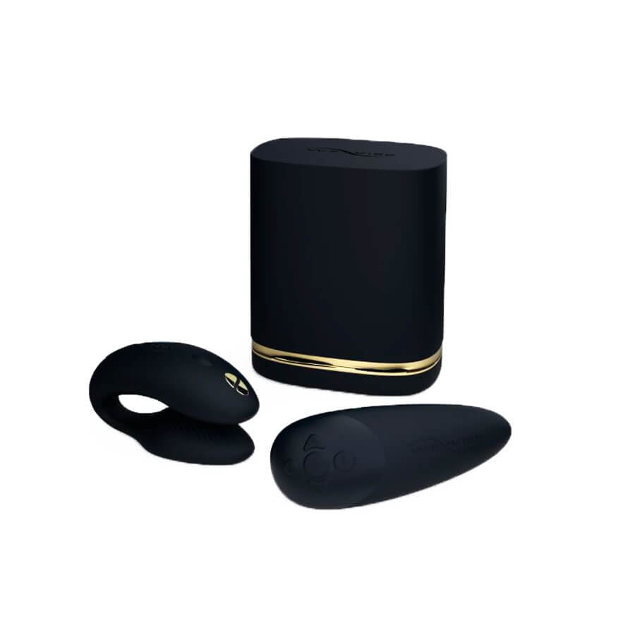 Kit com Vibrador para Casal e Estimulador de Clitóris com Tecnologia de Sucção e Carregamento USB - Womanizer x We-Vibe Golden Moments 2 - 7