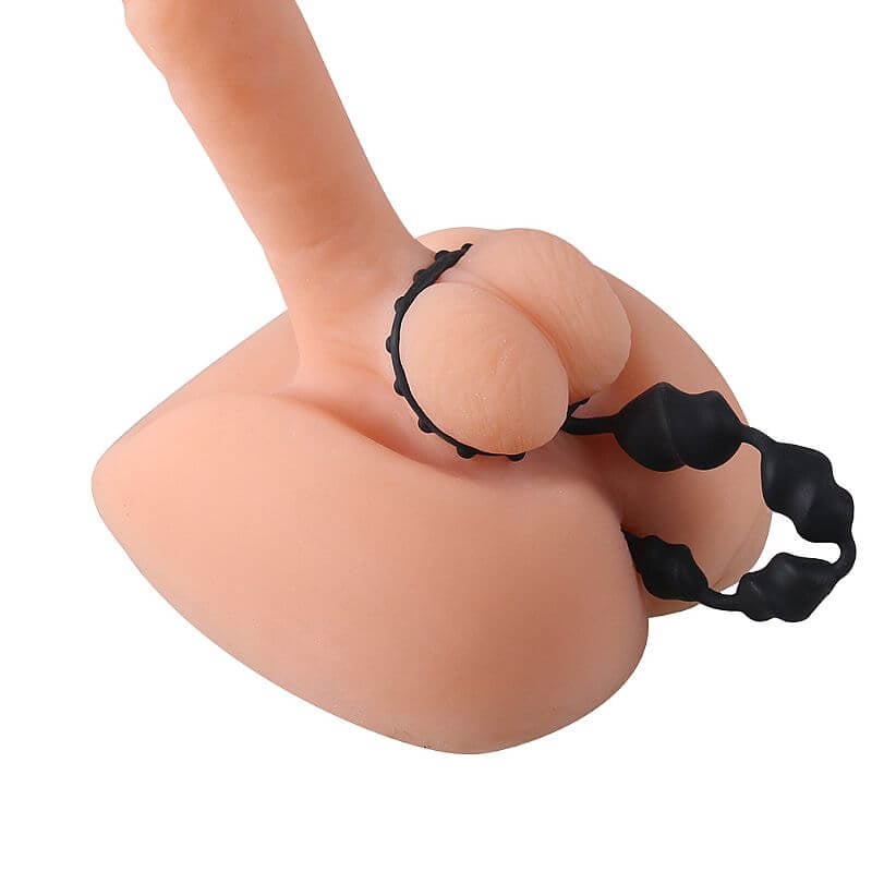 LaLa Anal Beads S-Hande - Anel Peniano com Cordão Anal e Nódulos Massageadores - 23 x 2,4 cm - 3