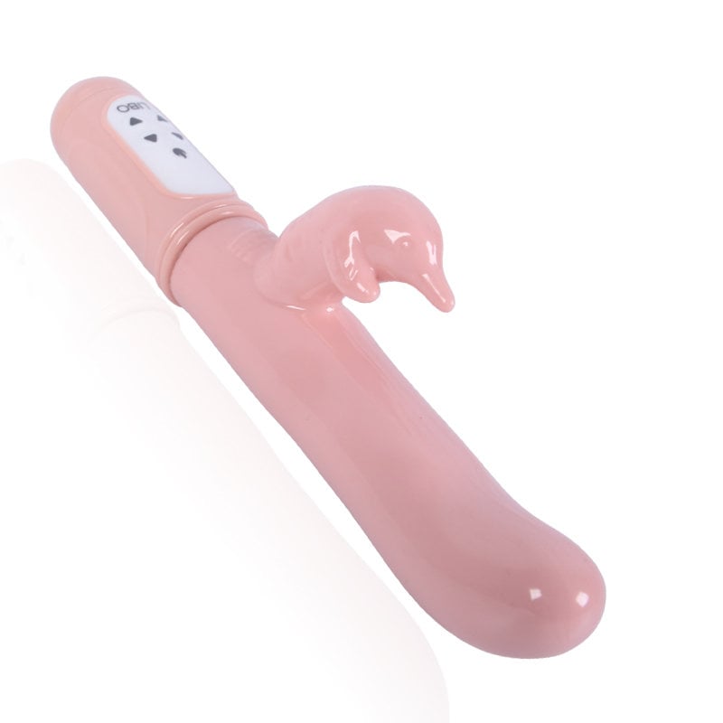 Libo - Vibrador Rotativo Recarregável com Estimulador Clitoriano com 36 Vibrações e Auto Aquecimento - 24 x 3 cm - 4