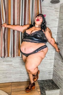 Lingerie Dully - Conjunto de Lingerie sem Bojo em Microfibra com Paetês Plus Size|Disponível em 5 Tamanhos - 1
