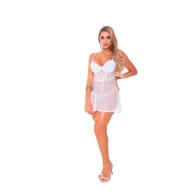 Lingerie Sapeka - Camisola Vitoria | Disponível em 3 Cores e 4 Tamanhos - 1