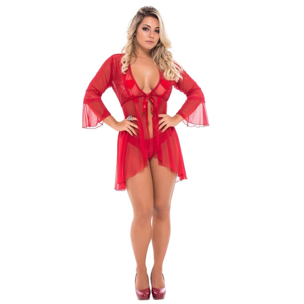 Lingerie Sapeka - Robe Eros | Disponível em 3 Cores - 1