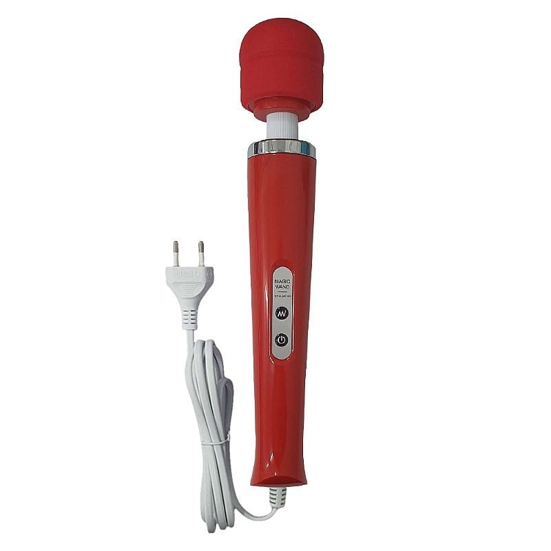 Massageador Elétrico em Soft Touch com 10 Níveis de Vibração - Love Magic Wand | 32 x 5,6 cm | Disponível em 5 Cores - 3