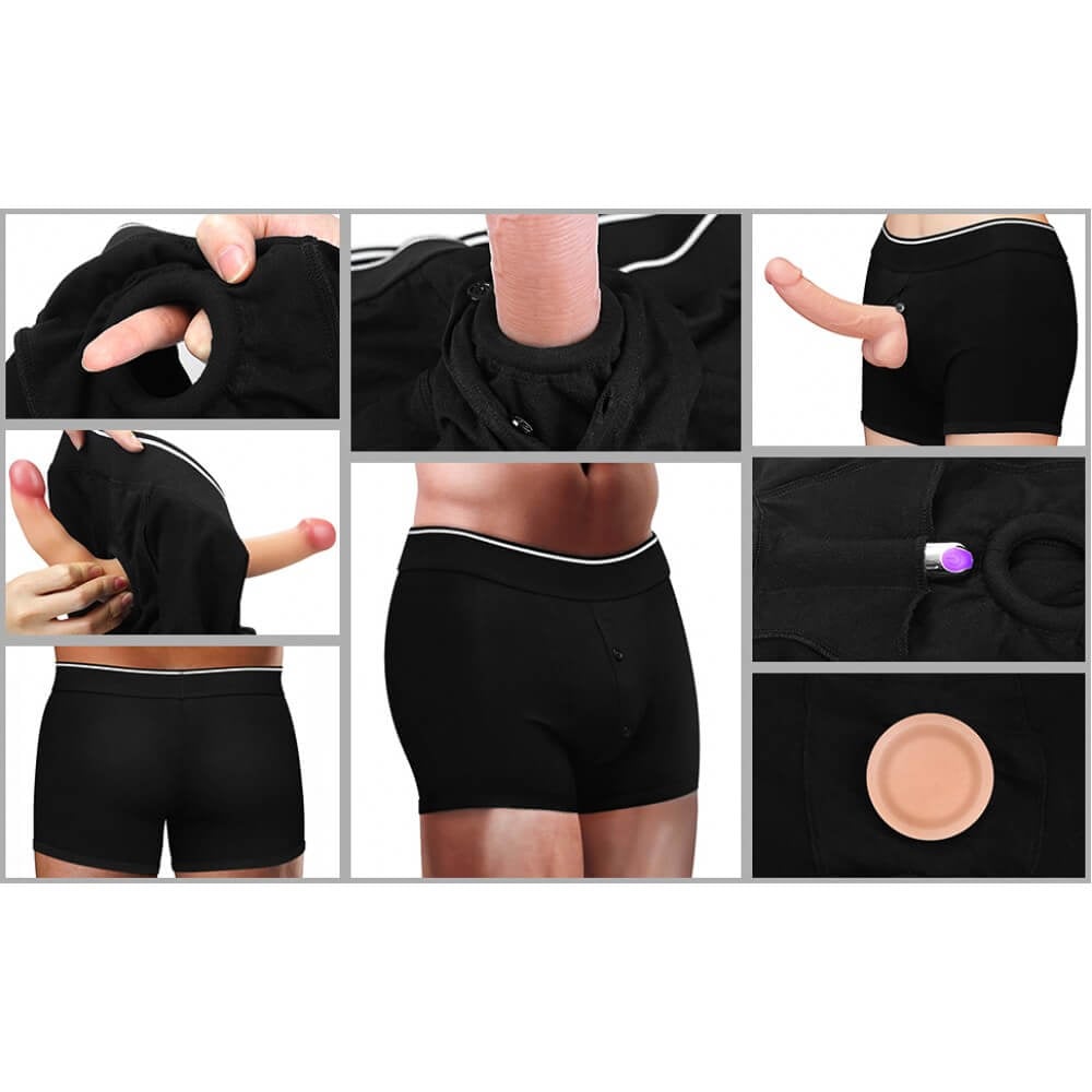 Lovetoy Rodeo - Cueca Boxer Unissex em Algodão com Anel Peniano - Veste GG e GGG - 16