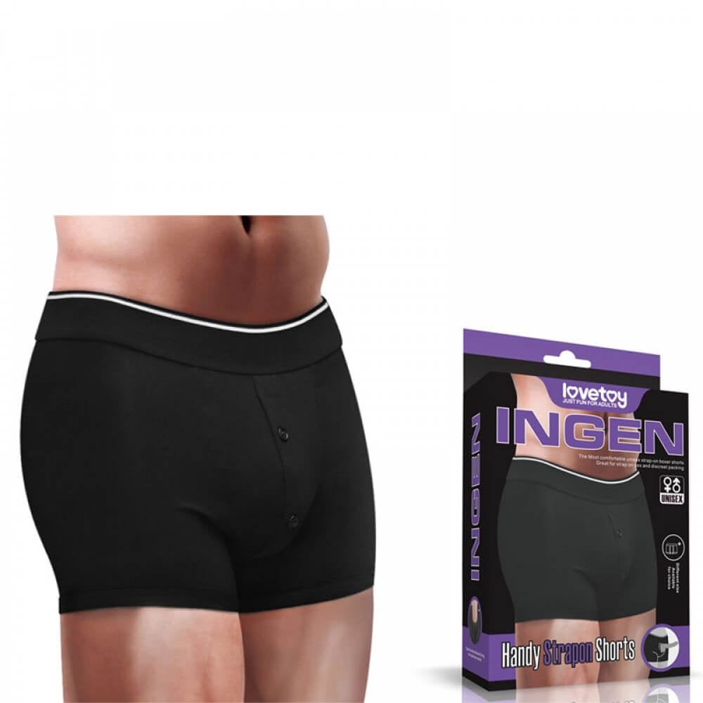 Lovetoy Rodeo - Cueca Boxer Unissex em Algodão com Anel Peniano - Veste GG e GGG - 1
