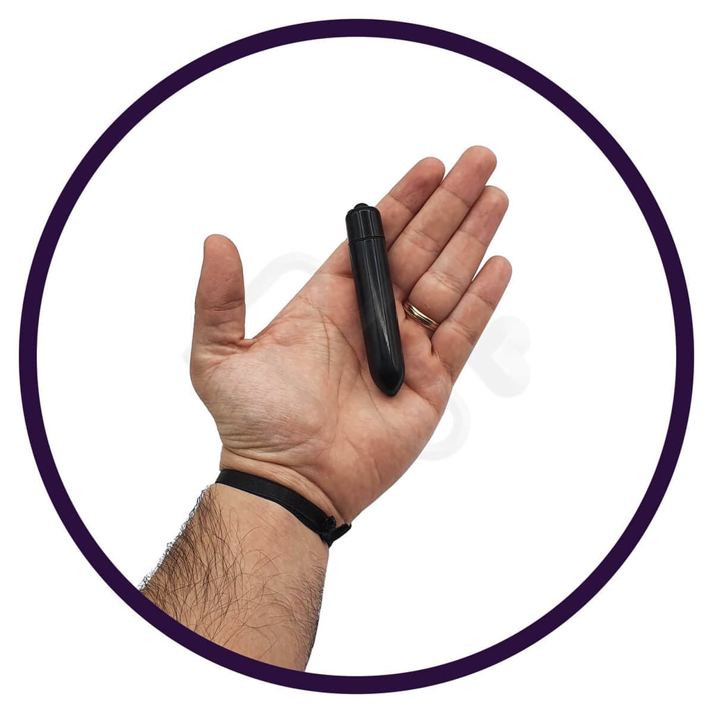 Plug Anal Cônico em Silicone com Cápsula Vibratória e 10 Modos de Vibração - Lovetoy Silicone Fantasy Anal Plug - 10 x 3,4 cm - 6