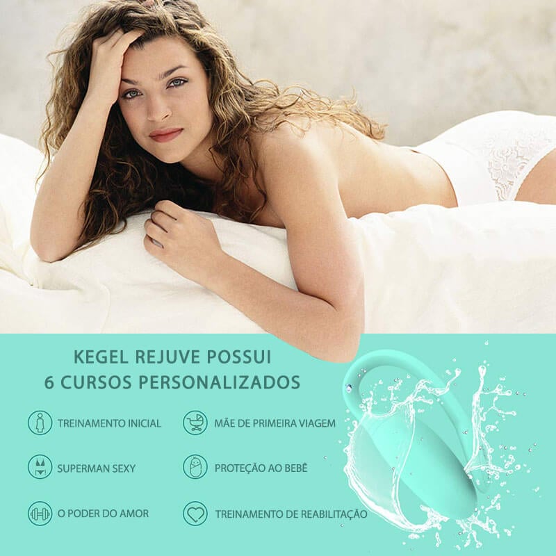 Simulador para Treinamento Muscular do Assoalho Pélvico e Músculos Vaginais - Magic Motion Kegel Rejuve - 6 x 3 cm - 4