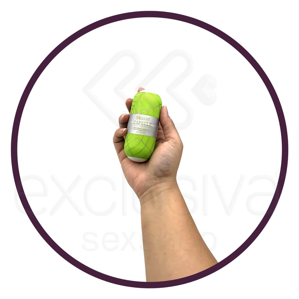 Masturbador Masculino em Formato de Cápsula e Textura Interna - Magical Kiss Capsule Clicker - 3
