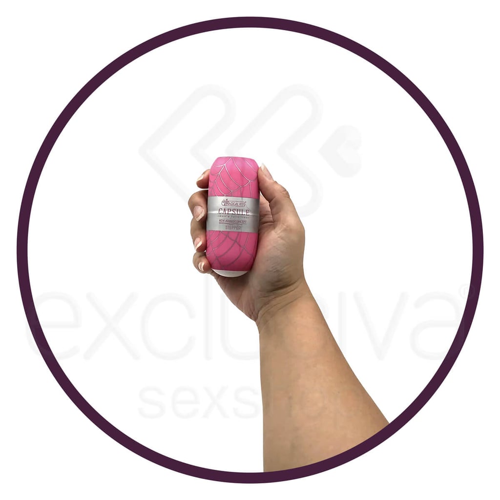 Masturbador Masculino em Formato de Cápsula e Textura Interna - Magical Kiss Capsule Stepper - 3