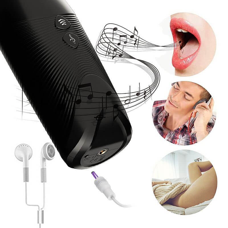 Masturbador Lanterna em Forma de Vagina Realística com 7 Movimentos Vai e Vem, Ventosa Removível e Gemido - Sniper - 7