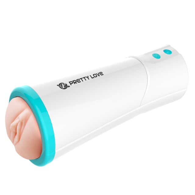 Masturbador Lanterna em Formato de Vagina em TPR com 3 Velocidades de Sobe e Desce - Pretty Love Aby - 2