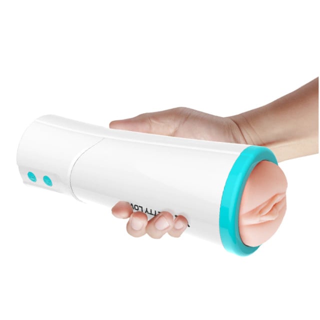 Masturbador Lanterna em Formato de Vagina em TPR com 3 Velocidades de Sobe e Desce - Pretty Love Aby - 6