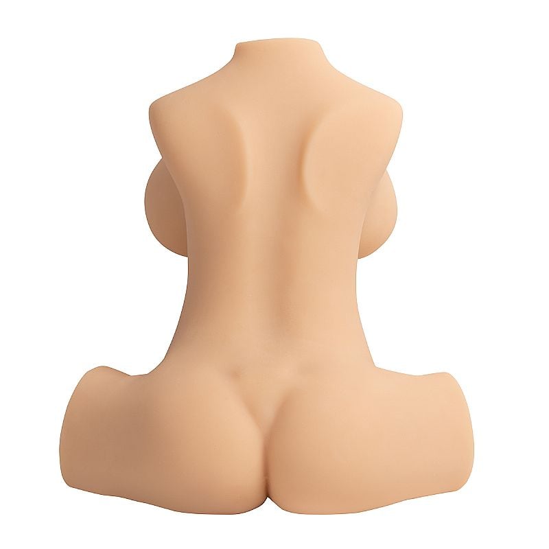 Masturbador Com Seios Fartos, Cintura, 2 Canais Penetráveis, 10 Modos de Sucção, Gemido e Controle Remoto Sem Fio - Sexy Import | 46 x 37 cm - 3