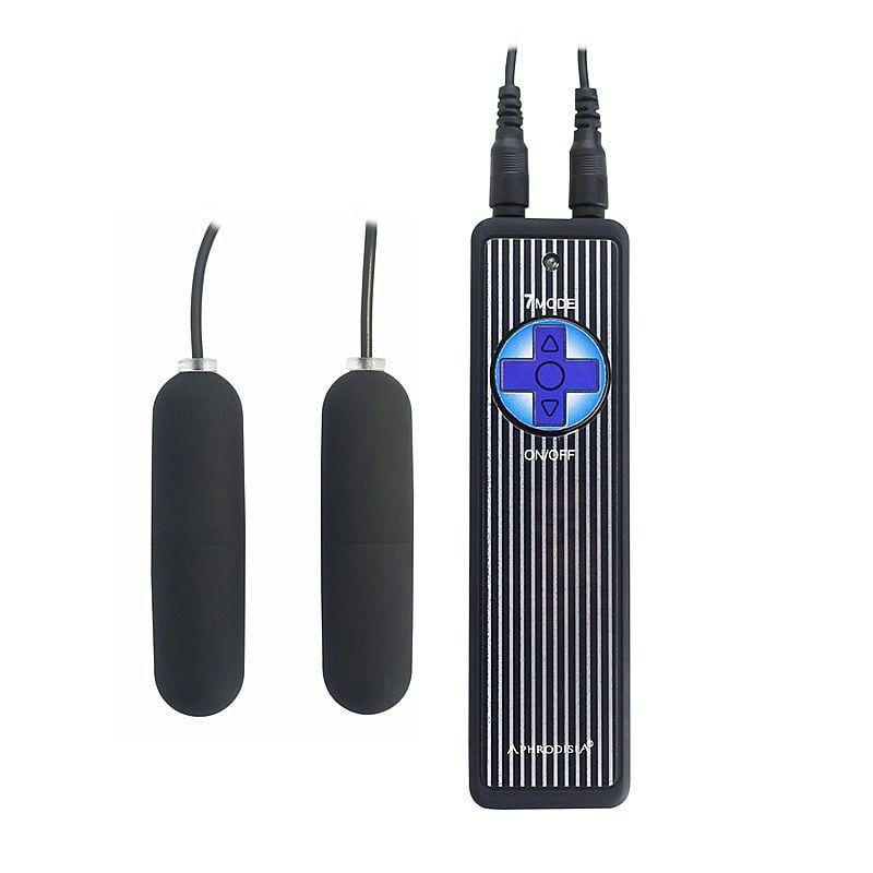 Bullet Duplo com 7 Modos de Vibração e Controle Remoto com Fio - Aphrodisia | Disponível em 2 Cores - 2