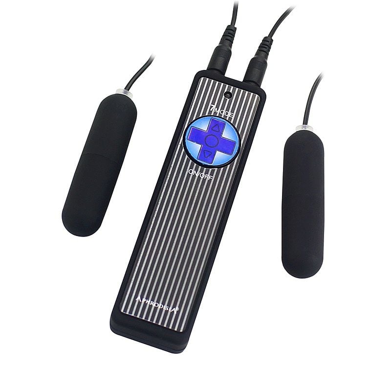 Bullet Duplo com 7 Modos de Vibração e Controle Remoto com Fio - Aphrodisia | Disponível em 2 Cores - 4