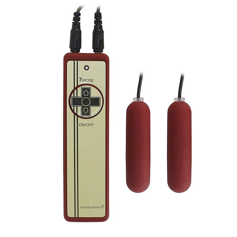 Bullet Duplo com 7 Modos de Vibração e Controle Remoto com Fio - Aphrodisia | Disponível em 2 Cores - 6
