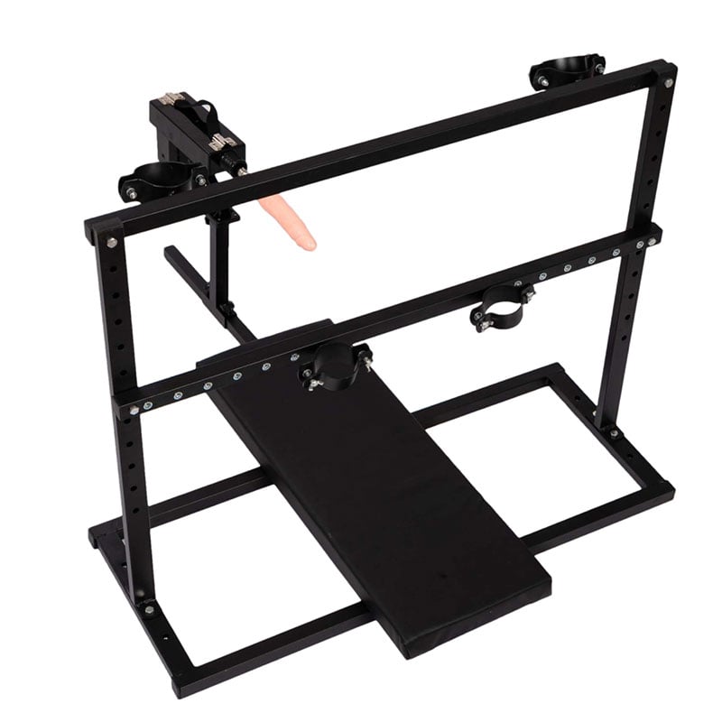 Moldura Dupla com Restrição de Pulsos, Tornozelos com Haste Ajustável e Máquina de Sexo Bivolt - Sex Furniture - 5