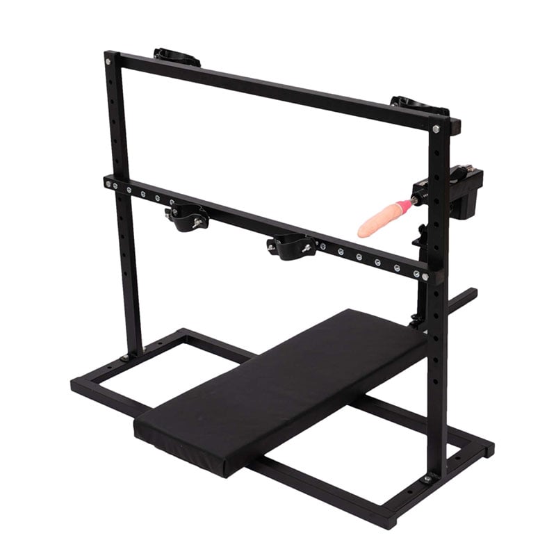 Moldura Dupla com Restrição de Pulsos, Tornozelos com Haste Ajustável e Máquina de Sexo Bivolt - Sex Furniture - 6