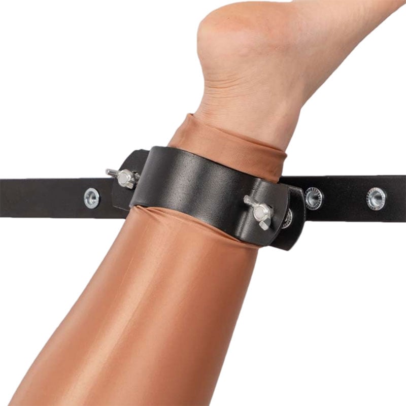 Moldura Dupla com Restrição de Pulsos, Tornozelos com Haste Ajustável e Máquina de Sexo Bivolt - Sex Furniture - 3