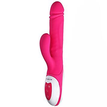 Nalone Wave - Vibrador Estimulador de Clítoris Recarregável Vai e Vem com 7 Modos de Vibração e Resistente à Água - 14,5 x 3,5 cm - 2