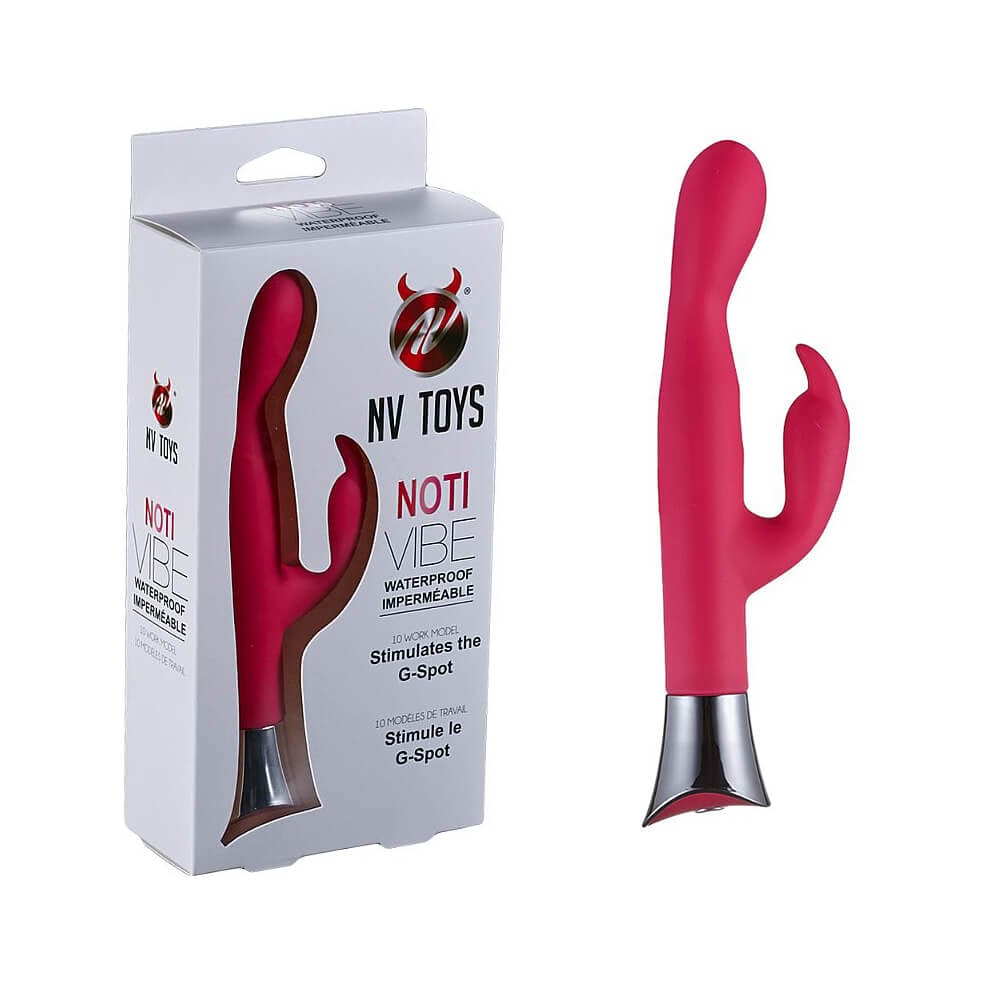 Nv Toys Noti Vibe - Vibrador Estimulador de Clítoris e Ponto G com 10 Modos de Vibração - 22 x 3,4 cm - 1