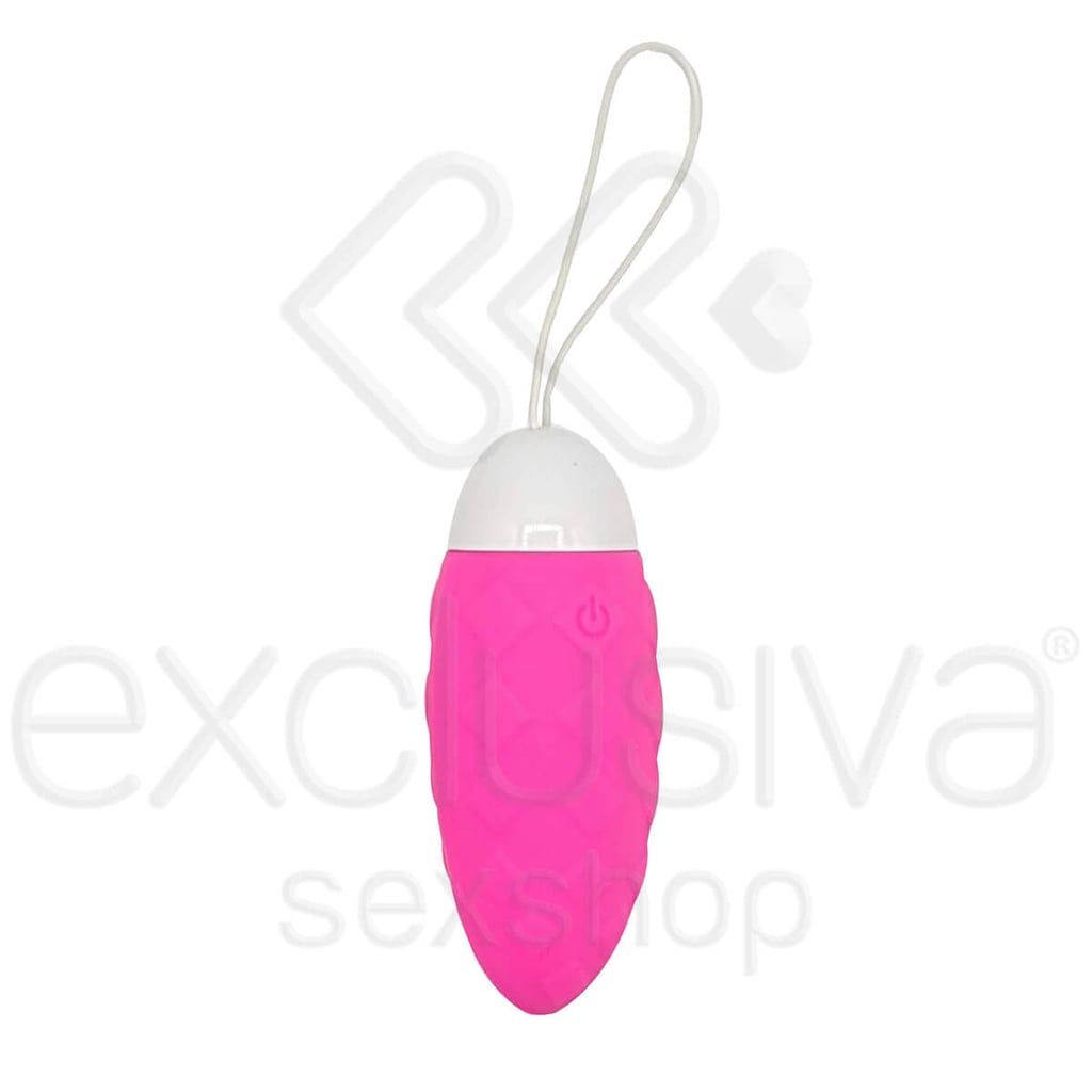 OTTT - Cápsula Vibratória com Textura, Recarregável e 10 Modos de Vibrações - 8 x 3,2 cm | Cor: Rosa - 2