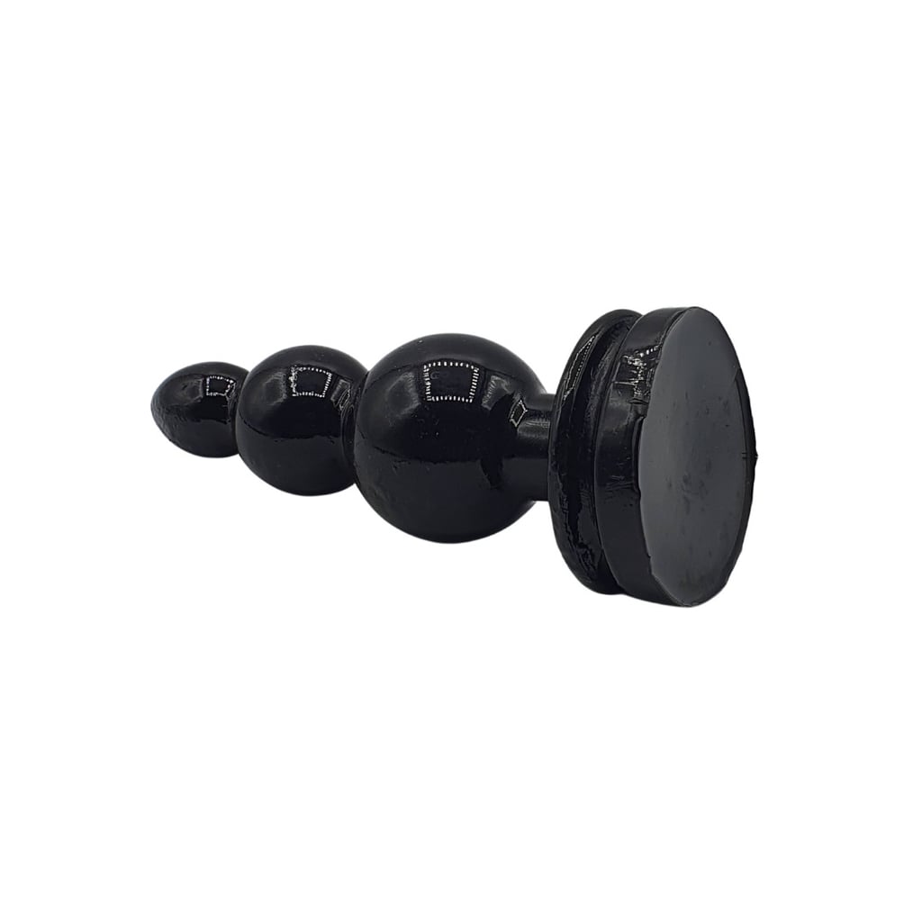 Plug Anal Escalonado com 3 Esferas Gradativas e Base Achatada - InNamorata Love Items N°05 Plug Bool | 9,6 x 3,7 cm | Disponível em 3 Cores - 3