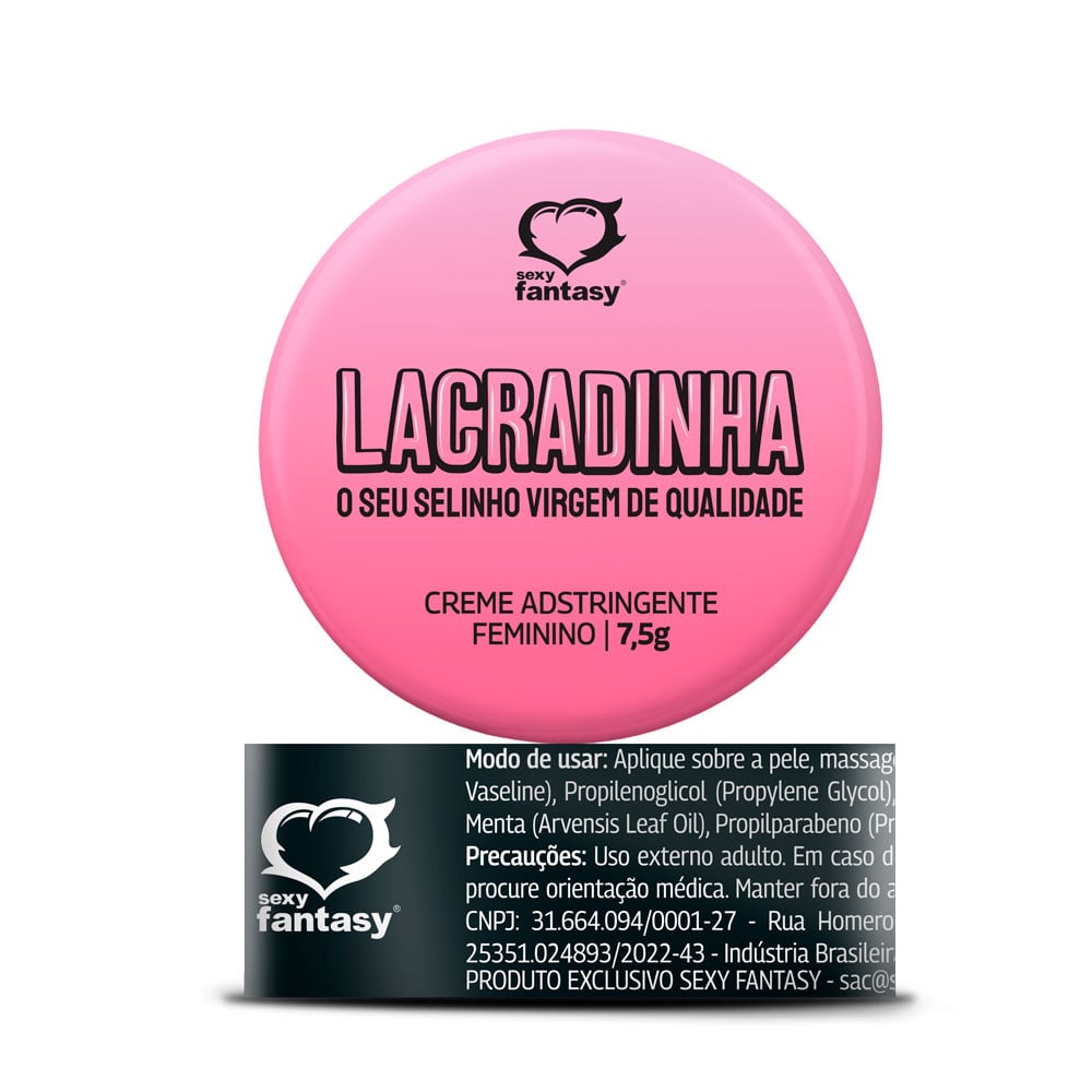 Pomada Adstringente Feminina - Sexy Fantasy Lacradinha | 7,5 Gramas - 1