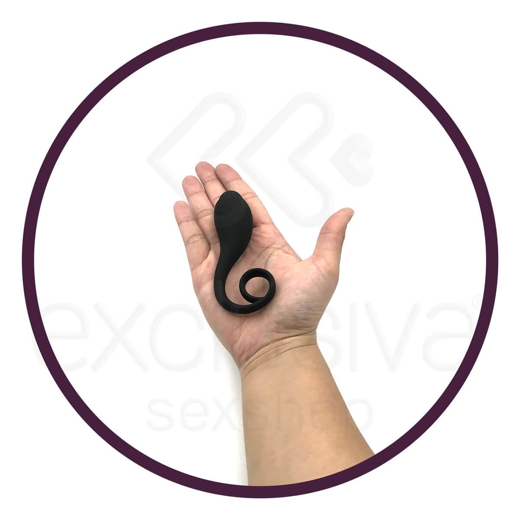 Pretty Love Carl - Plug Anal em Soft Touch com Vibração Única - 9,5 x 2,7 cm | Cor: Preto - 7