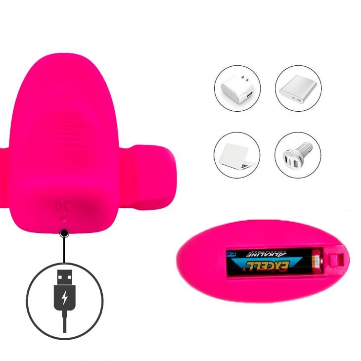 Vibrador de Calcinha Recarregável com 12 Modos de Vibração e Controle Remoto sem Fio - Pretty Love Fairy Boat II - 5