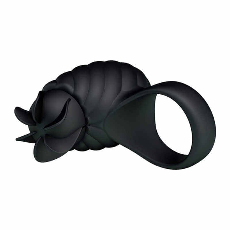 Pretty Love Frances - Anel Peniano em Soft Touch com Estimulador Rotativo - 6,7 x 3,2 cm | Cor: Preto - 3