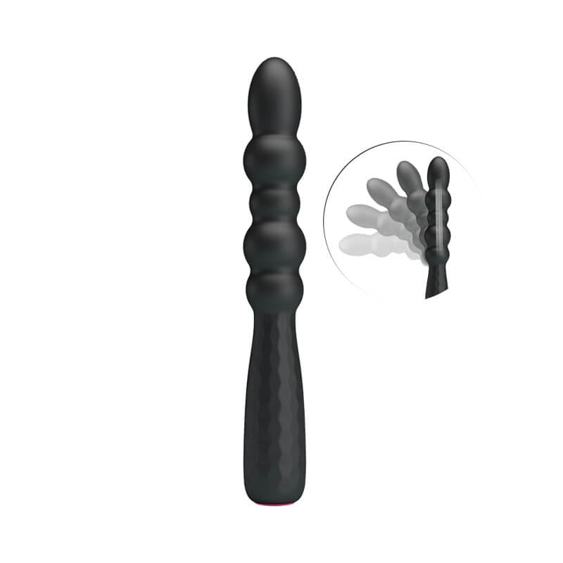 Vibrador de Ponto G Escalonado no Formato de Bastão com 12 Modos de Vibração - Pretty Love Monroe - 10,5 x 2,5 cm - 2
