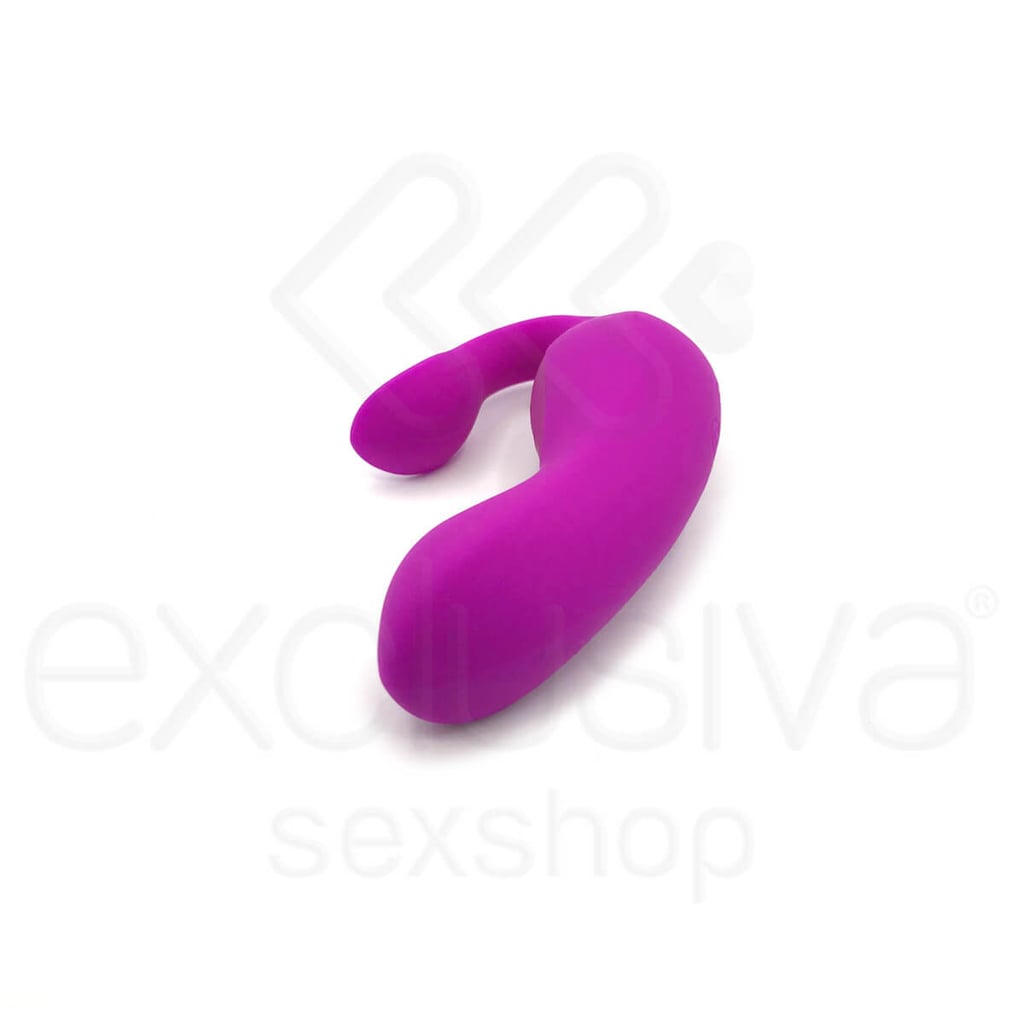 Vibrador para Casal com Estimulador de Ponto G, 12 Modos de Vibração e Controle sem Fio - Pretty Love Tyler - 7,5 x 2,5 cm - 6