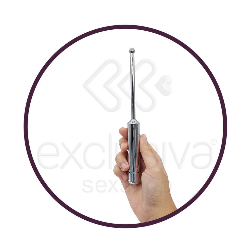 Penetrador de Uretra com 20 Modos de Vibrações - Runyu Vibrating Urethal Sound - 19,5 x 0,6 cm - 2