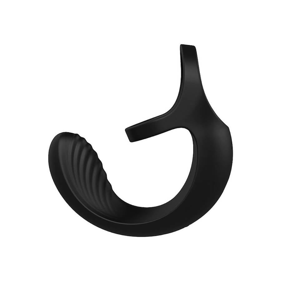 S-Hande Gorman RCT - Anel Peniano Duplo com Texturas Massageadoras, 9 Modos de Vibração e Controle Remoto sem Fio - 19,5 x 2,9 cm - 2