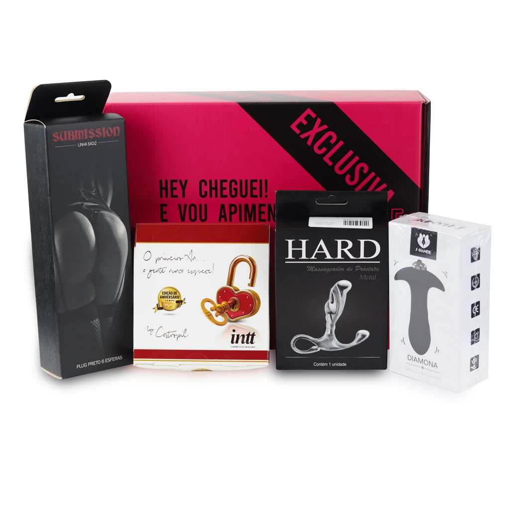 Seu Prazer: Box Anal com 4 Itens - Exclusiva Especial de Natal - 1