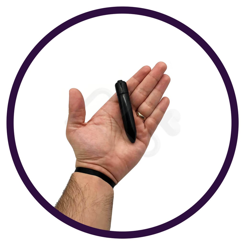 Sex Sewer Vibrator - Cápsula Vibratória em ABS com Vibração Única - 6,8 x 1,6 cm | Cor: Preto - 4