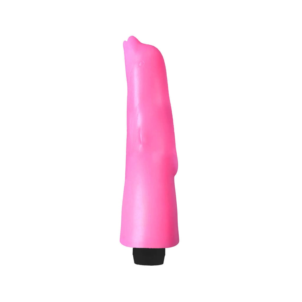 Vibrador Personal com Capa em Cyberskin e Vibração Multivelocidade - Sexy Fantasy Amigo Golfinho - 11 x 2,7 cm - 2