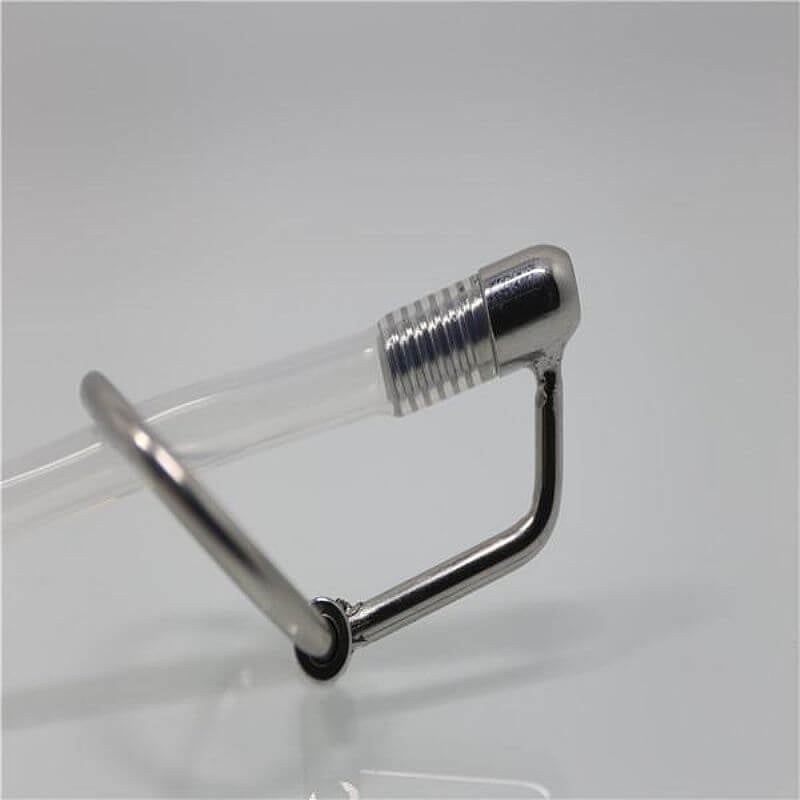 Sexy Import - Penetrador de Uretra Feito em Aço com ABS e Anel para Glande com Sonda - 8 x 0,8 cm - 2